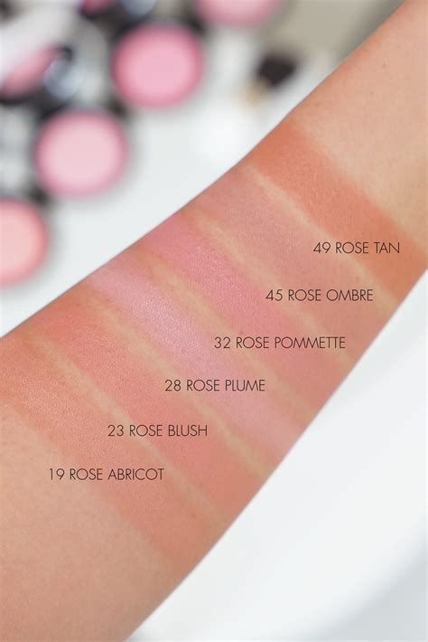 hermes blush swatches